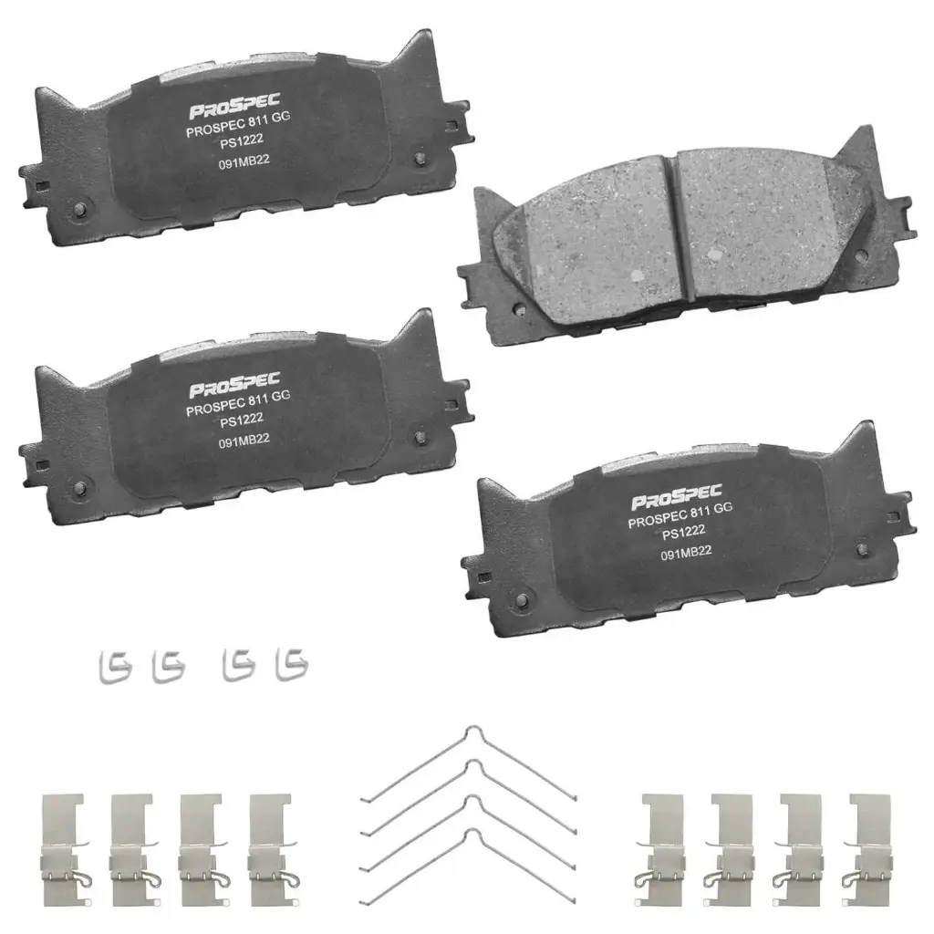 [PS1222] PROSPEC Premium Ceramic Brake Pads with Hardware