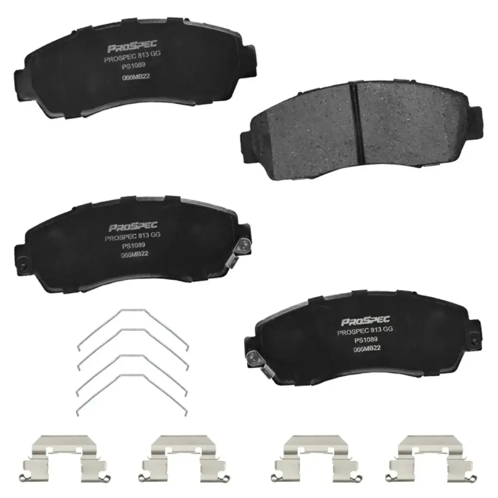 [PS1089] PROSPEC Premium Ceramic Brake Pads with Hardware Acura RDX, Acura TLX, Chirey Tiggo 8PRO, Chirey Tiggo 8PRO Max, Honda Accord Crosstour, Honda CR-V, Honda Crosstour, Honda Odyssey, Honda Passport, Subaru Legacy