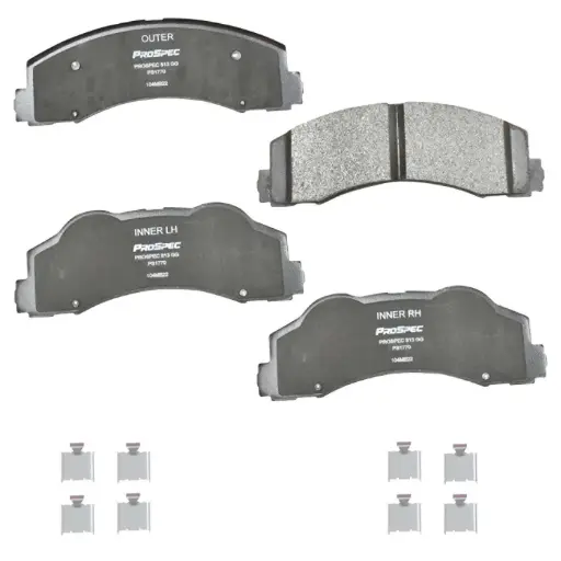 [PS1770] PROSPEC Premium Ceramic Brake Pads with Hardware Ford Expedition, Ford F-150, Ford Lobo, Lincoln Mark LT, Lincoln Navigator