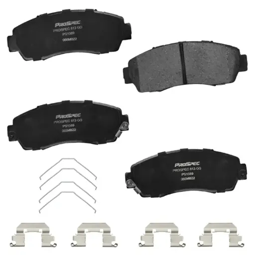 [PS1089] PROSPEC Premium Ceramic Brake Pads with Hardware Acura RDX, Acura TLX, Chirey Tiggo 8PRO, Chirey Tiggo 8PRO Max, Honda Accord Crosstour, Honda CR-V, Honda Crosstour, Honda Odyssey, Honda Passport, Subaru Legacy